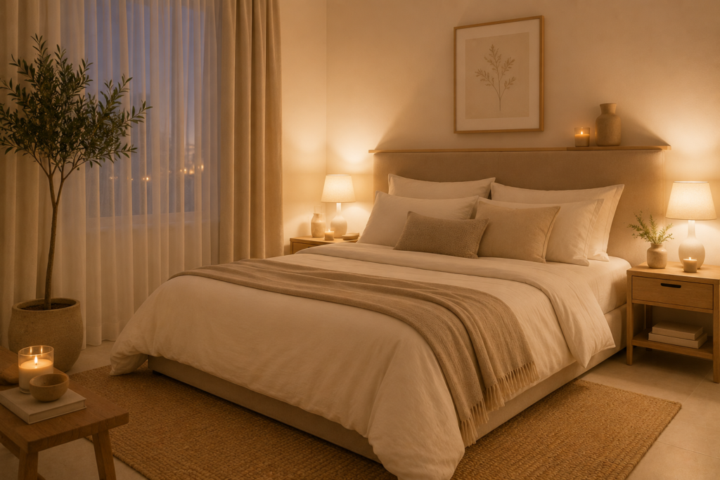 Chambre apaisante — audit sommeil